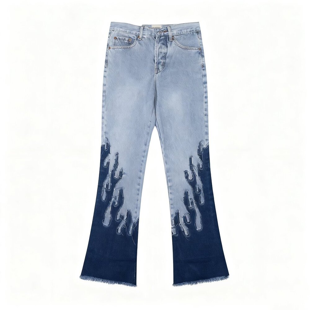 Gallery Dept 23Fw Flame Bootcut Jeans Blue